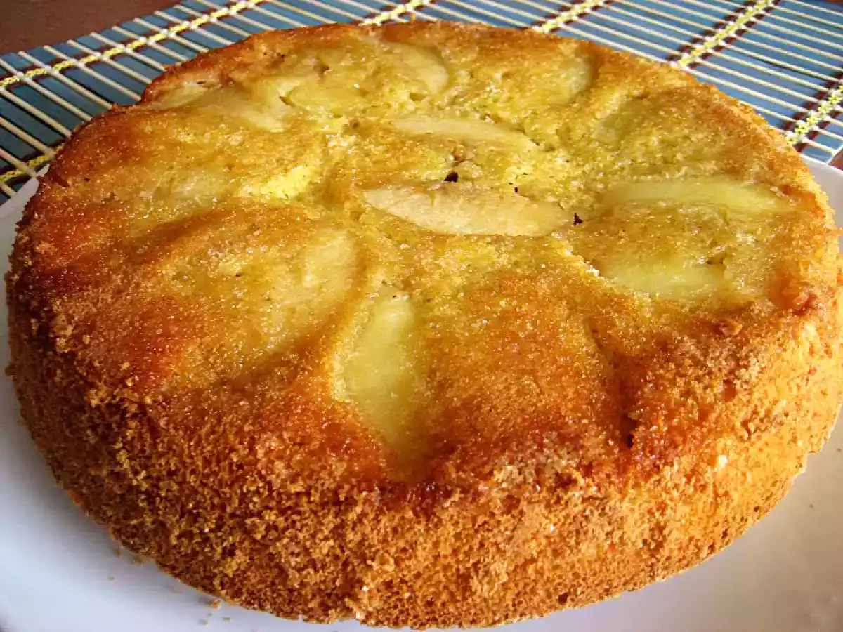 Torta de manzana invertida