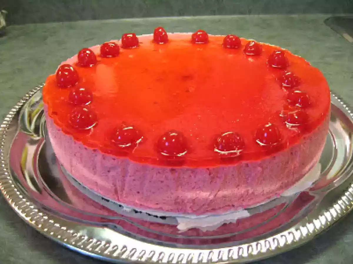 Torta de mora y cherry