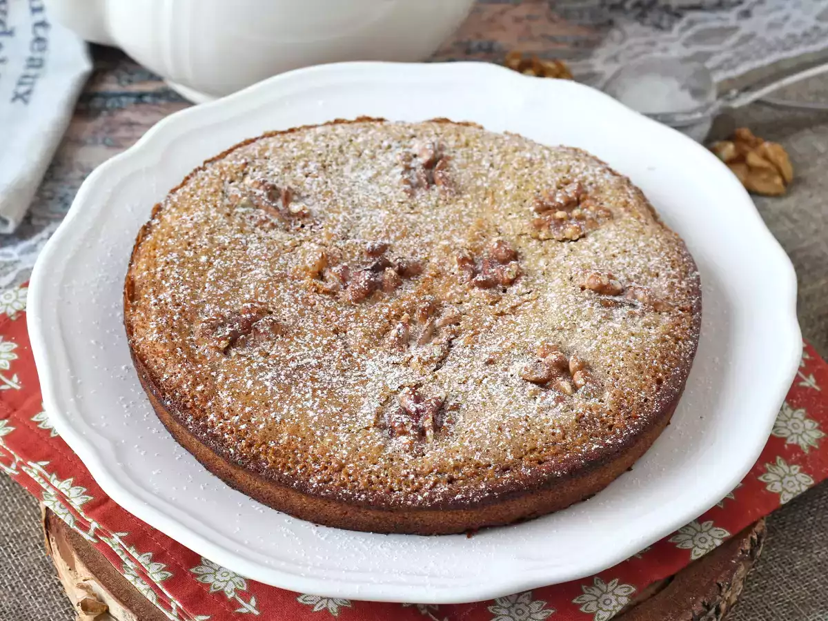 Torta de nueces sin gluten con solo 4 ingredientes: el clásico más fácil y jugoso - foto 6