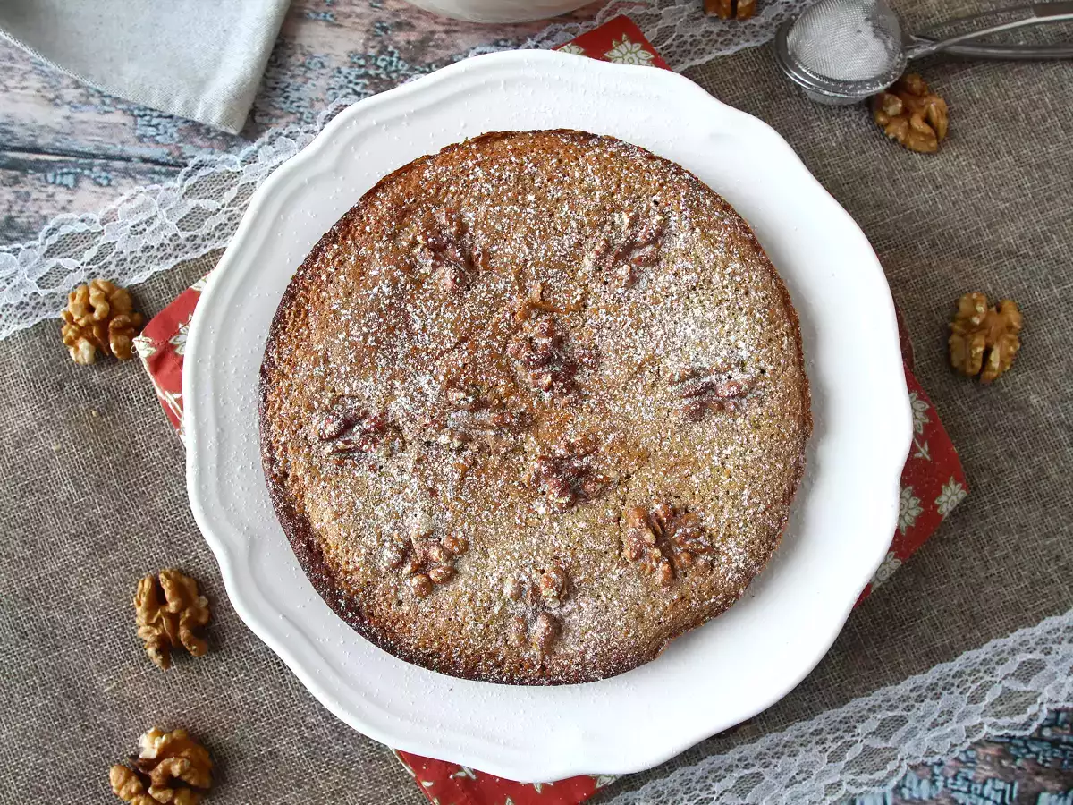 Torta de nueces sin gluten con solo 4 ingredientes: el clásico más fácil y jugoso - foto 9