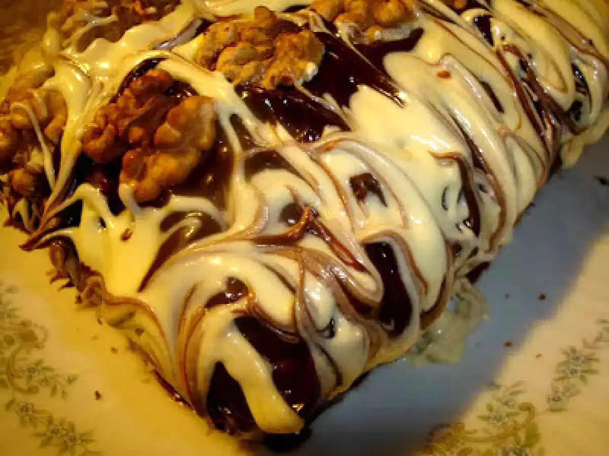 Torta de nuez y chocolate blanco/negro - foto 5