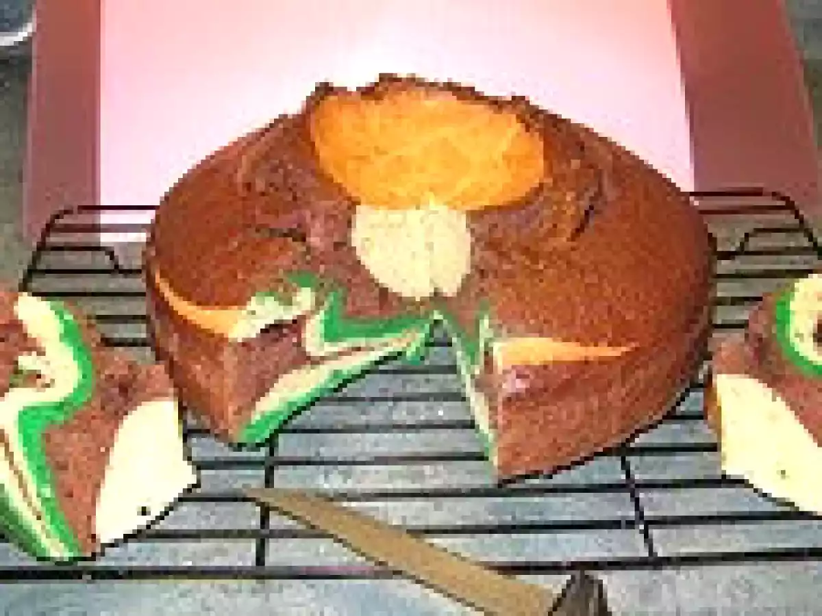 Torta de tres colores.........