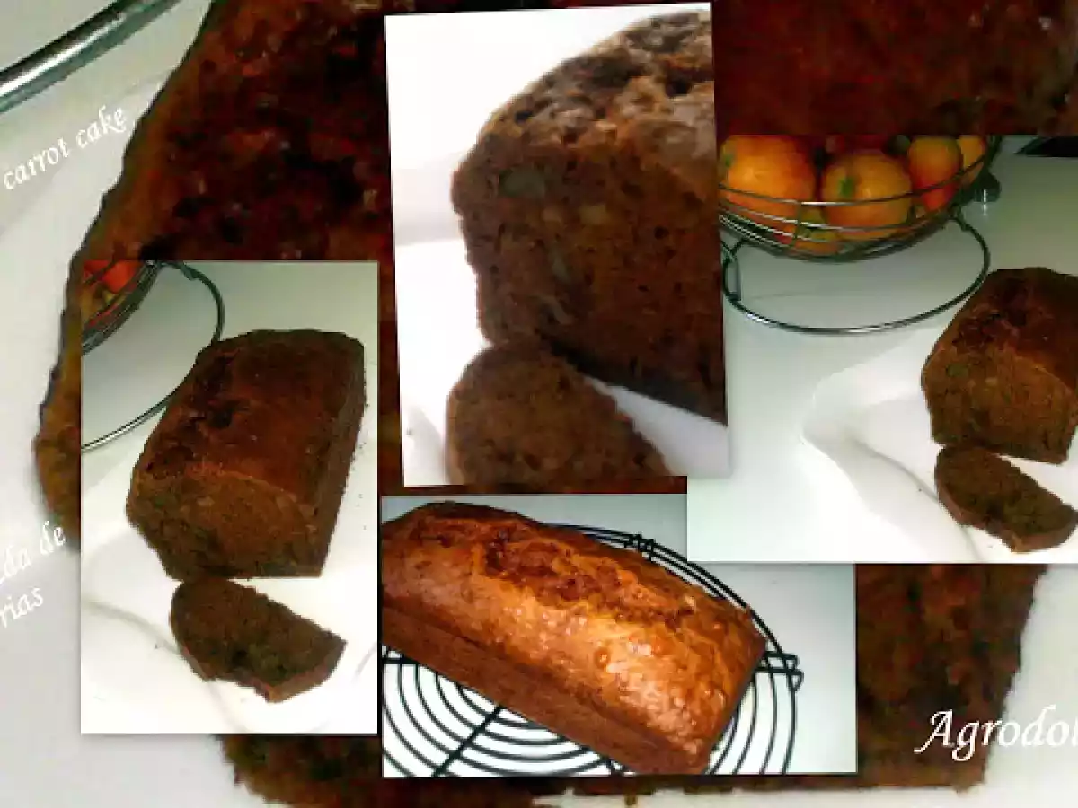 Torta especiada de zanahorias