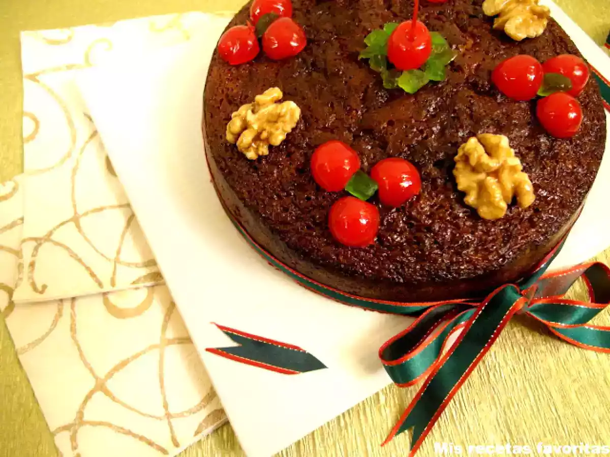 Torta negra de Navidad