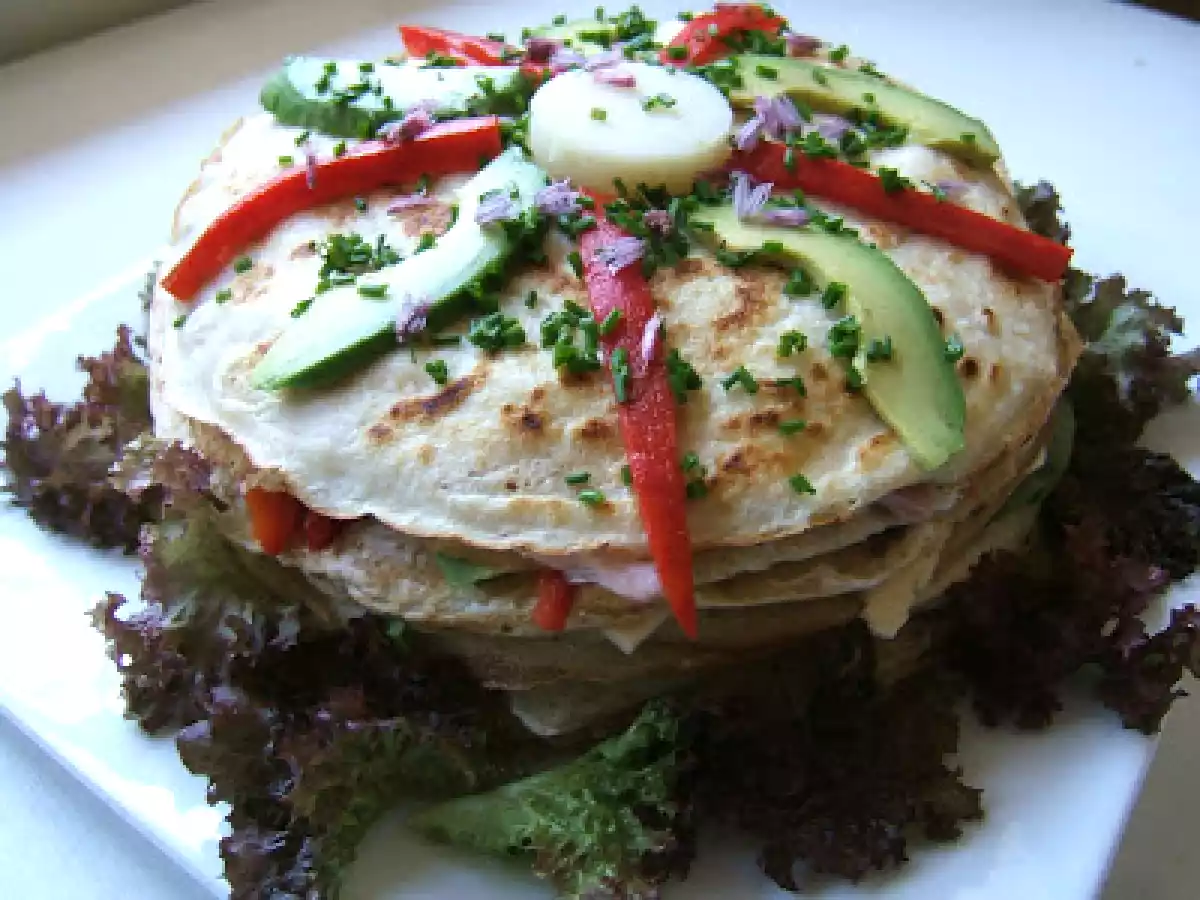 TORTA SALADA DE CRÈPES