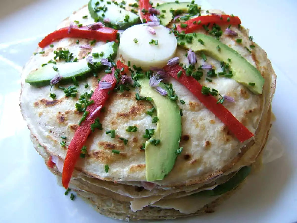 TORTA SALADA DE CRÈPES - foto 3
