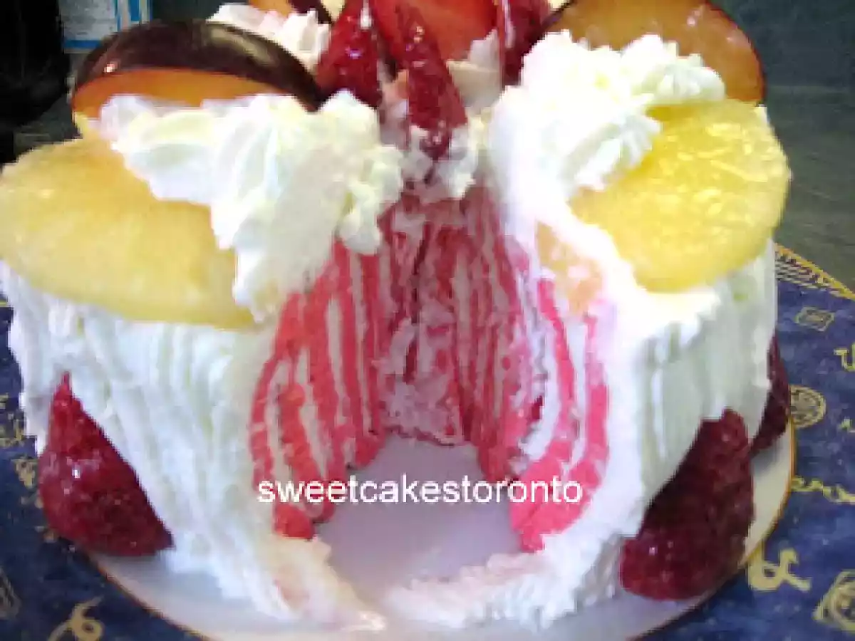 Torta sorpresa de crema, frutas y algo mas........ - foto 2