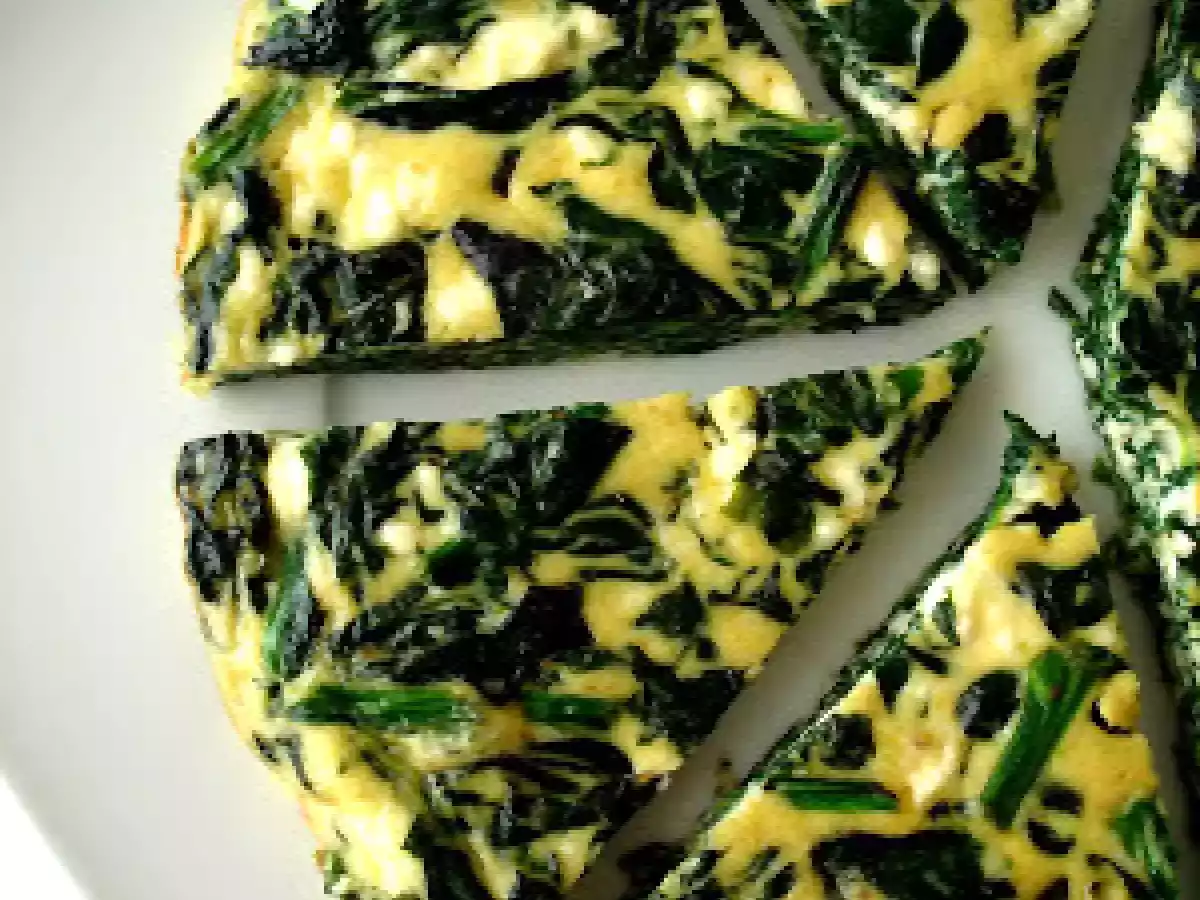 Tortilla al horno con espinacas y queso - foto 2