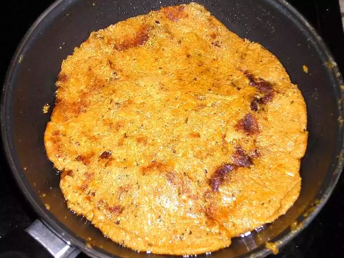 Tortilla cremosa de tofu y pimiento - foto 2