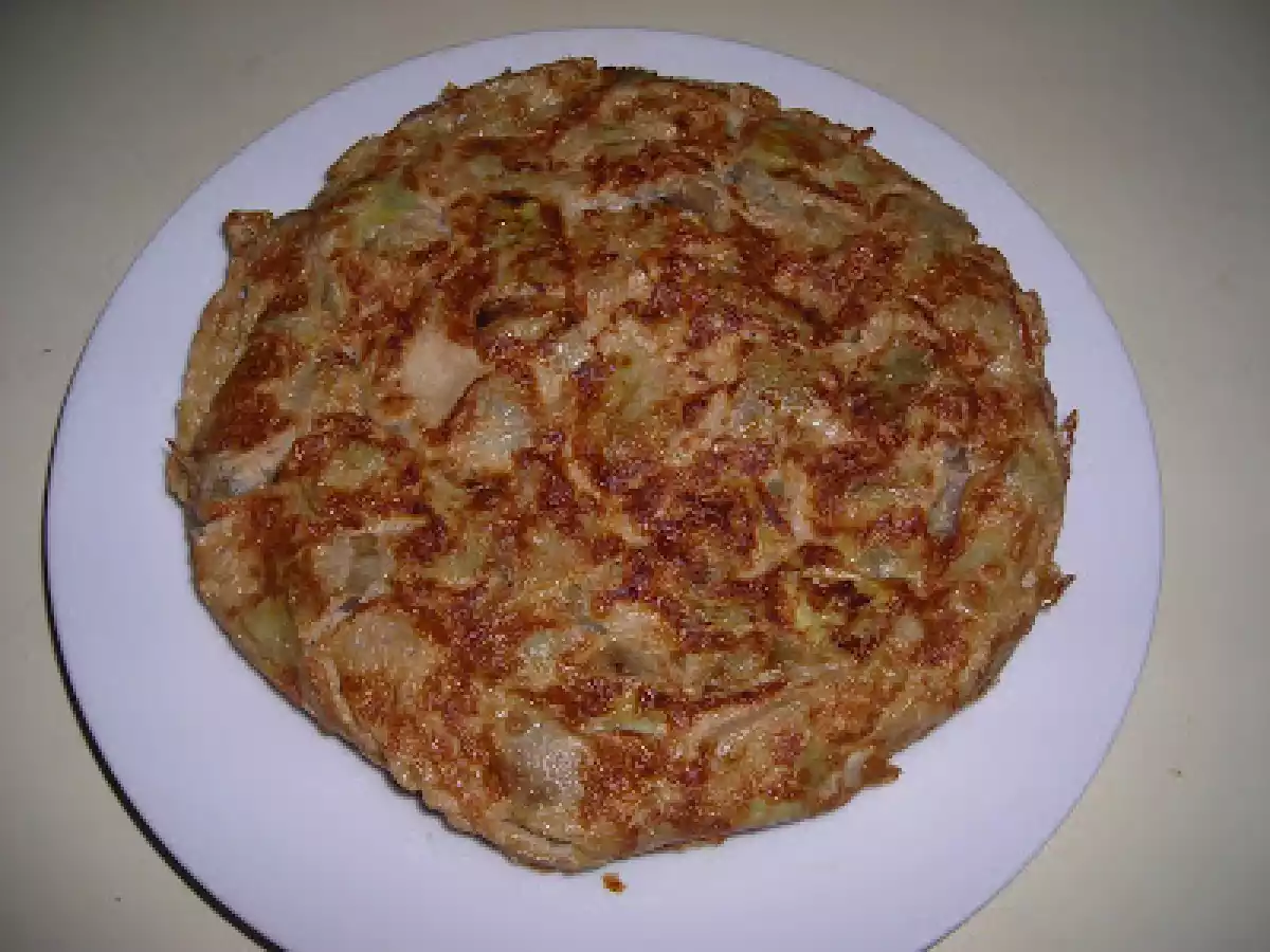 Tortilla de alcachofas