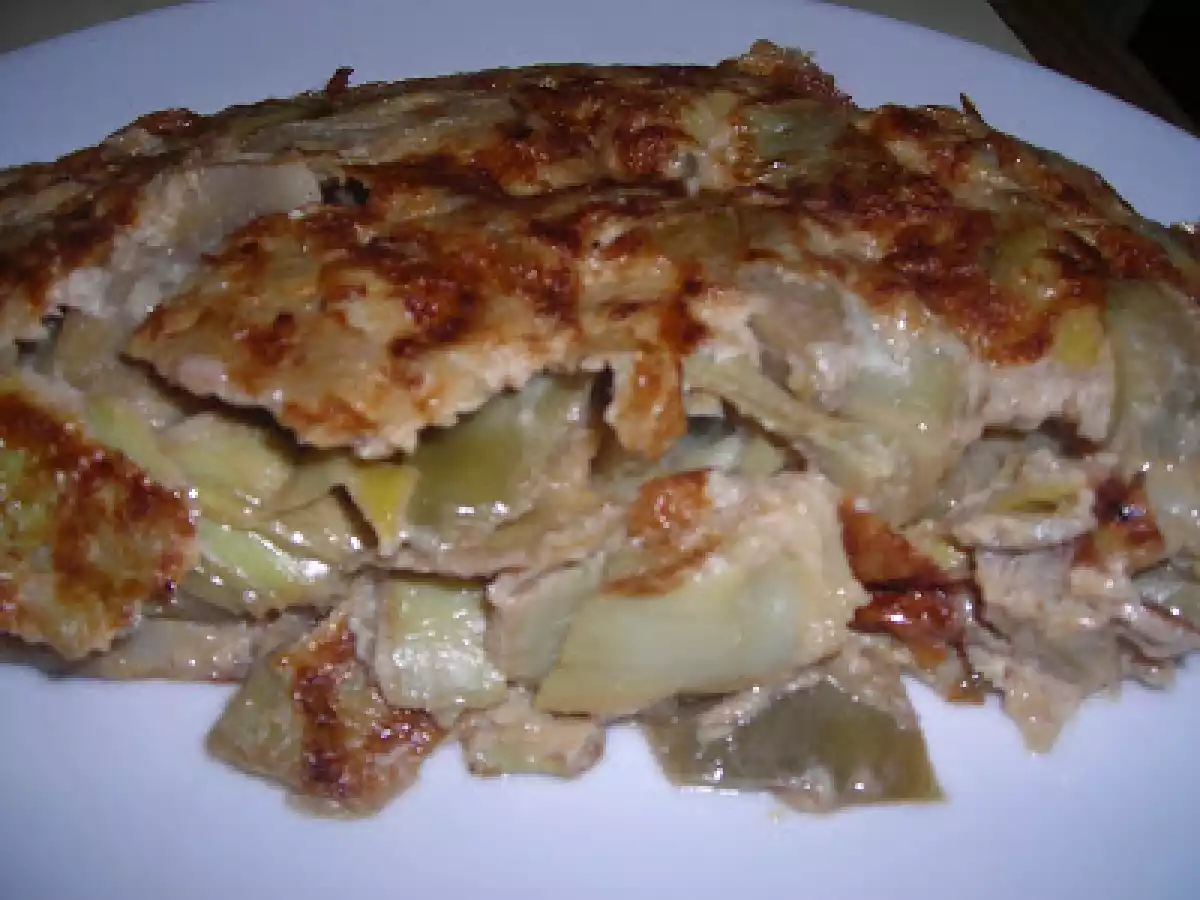 Tortilla de alcachofas - foto 3