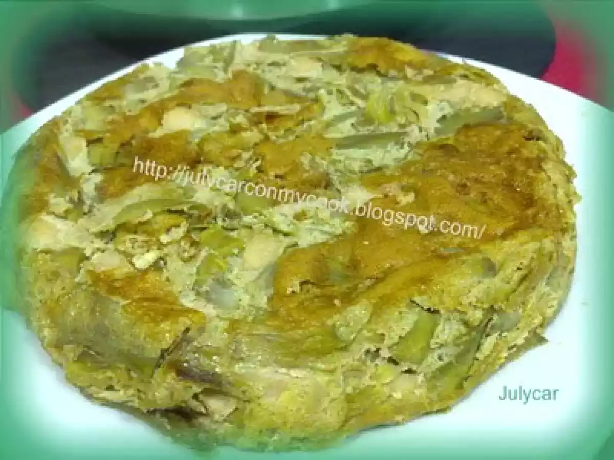 Tortilla de alcachofas olla GM D
