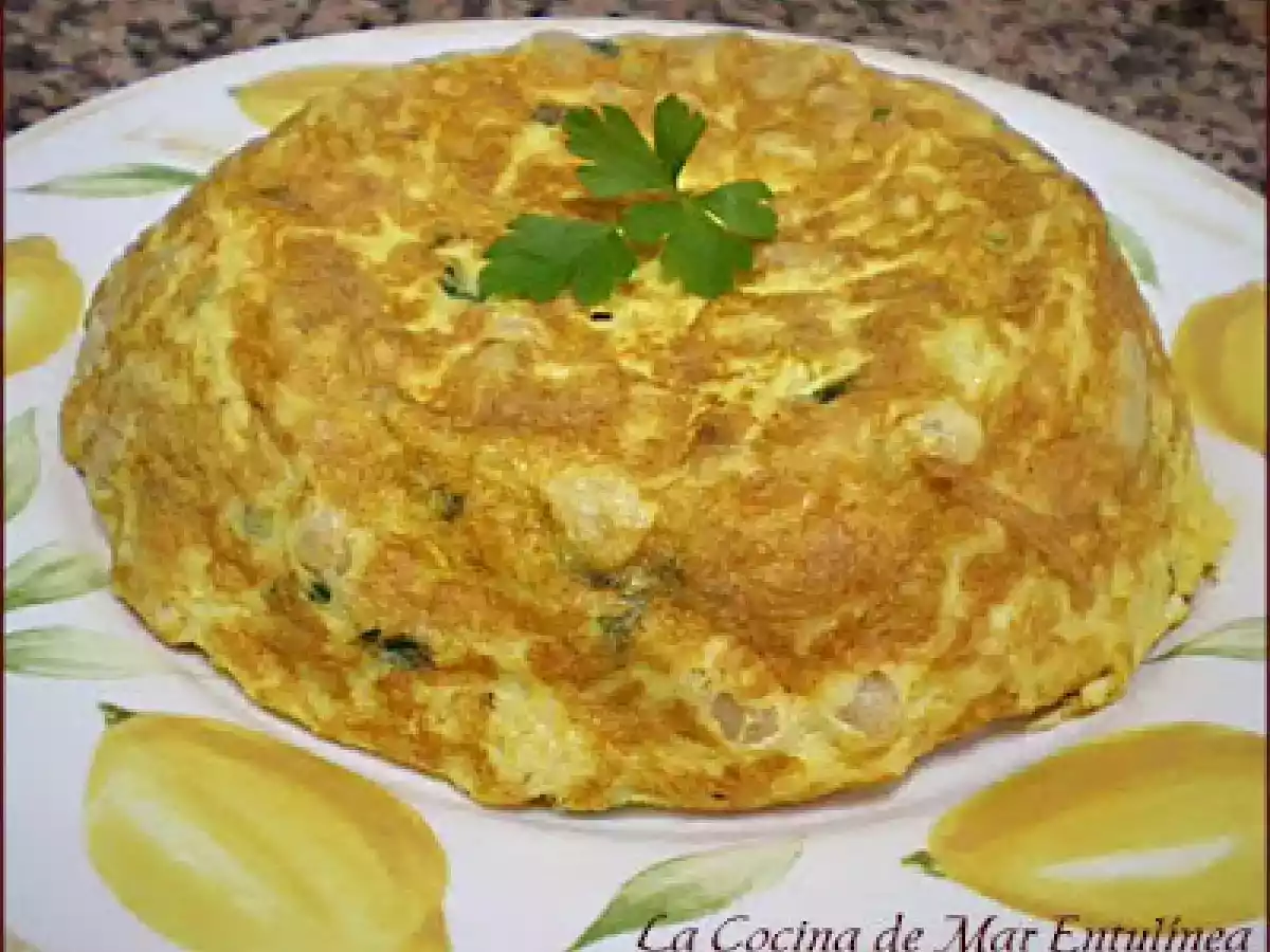 Tortilla de alubias blancas