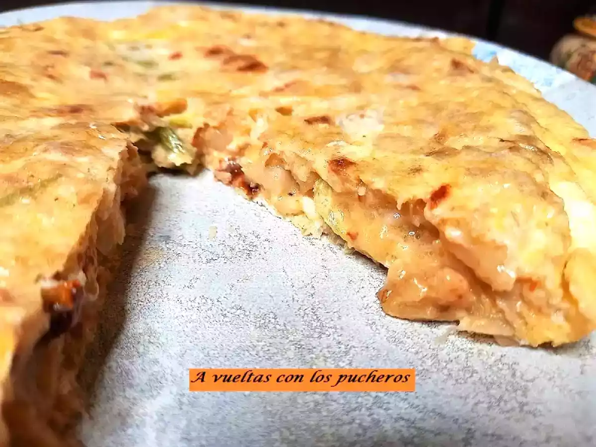 Tortilla de bacalao confitado en bocadillo - foto 2