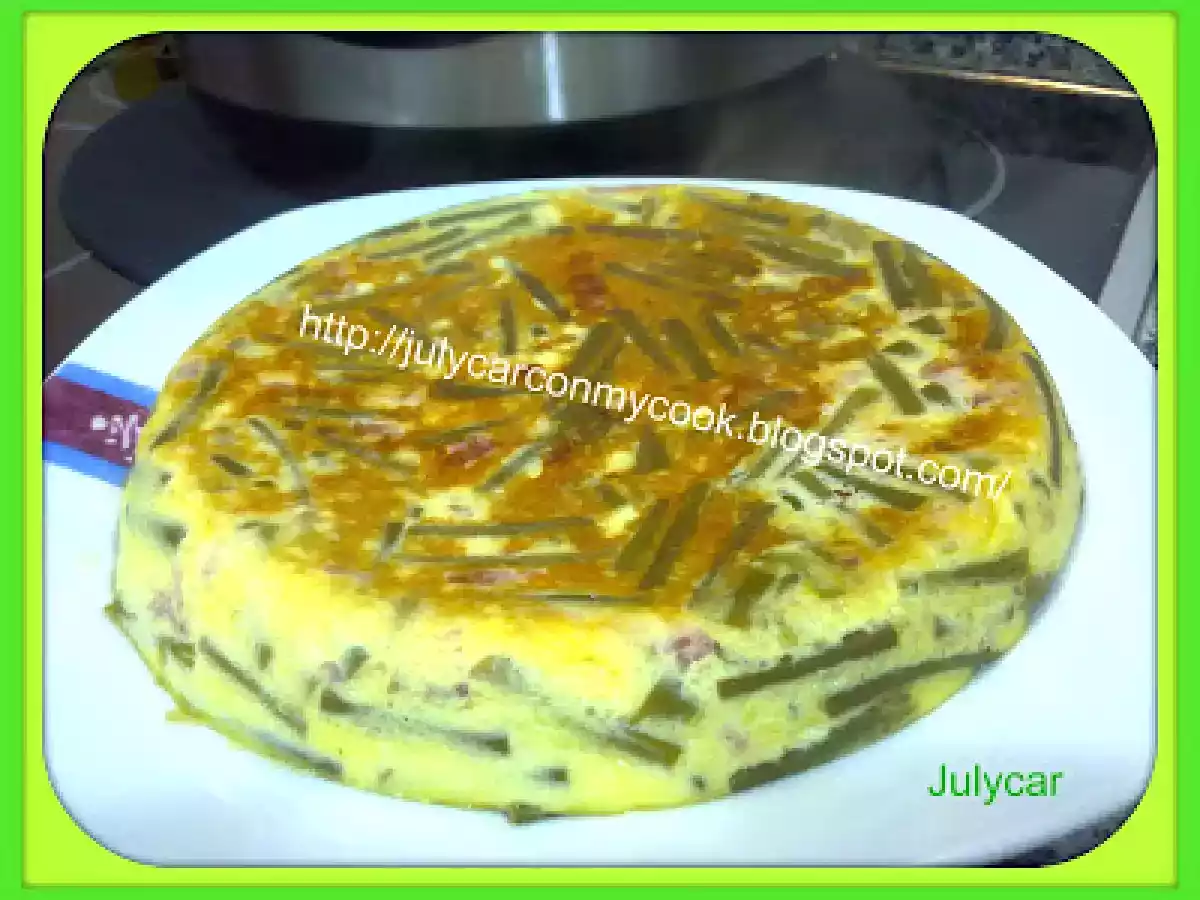 Tortilla de brotes de ajo y beicon olla GM D