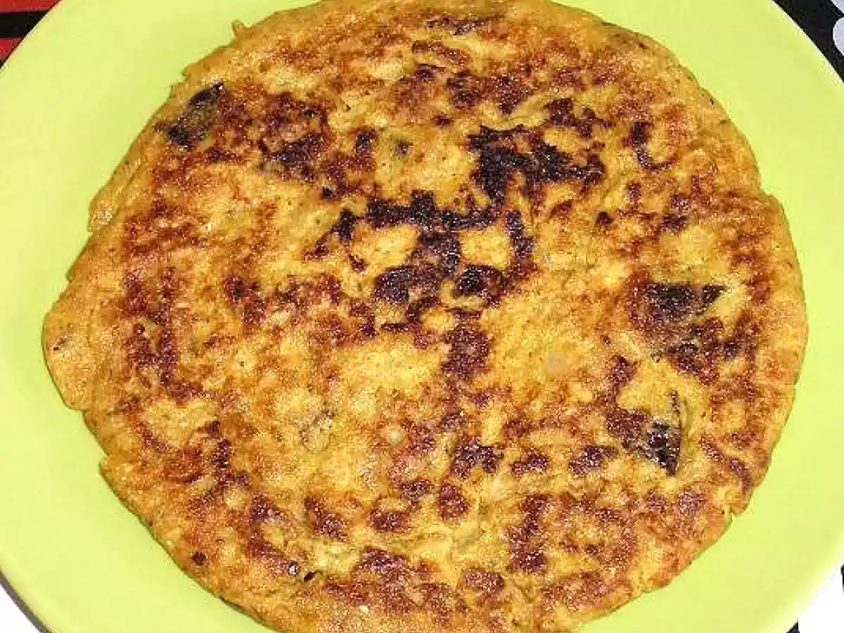 Tortilla de coliflor a la crema de Módena ( sin huevo ) - foto 6