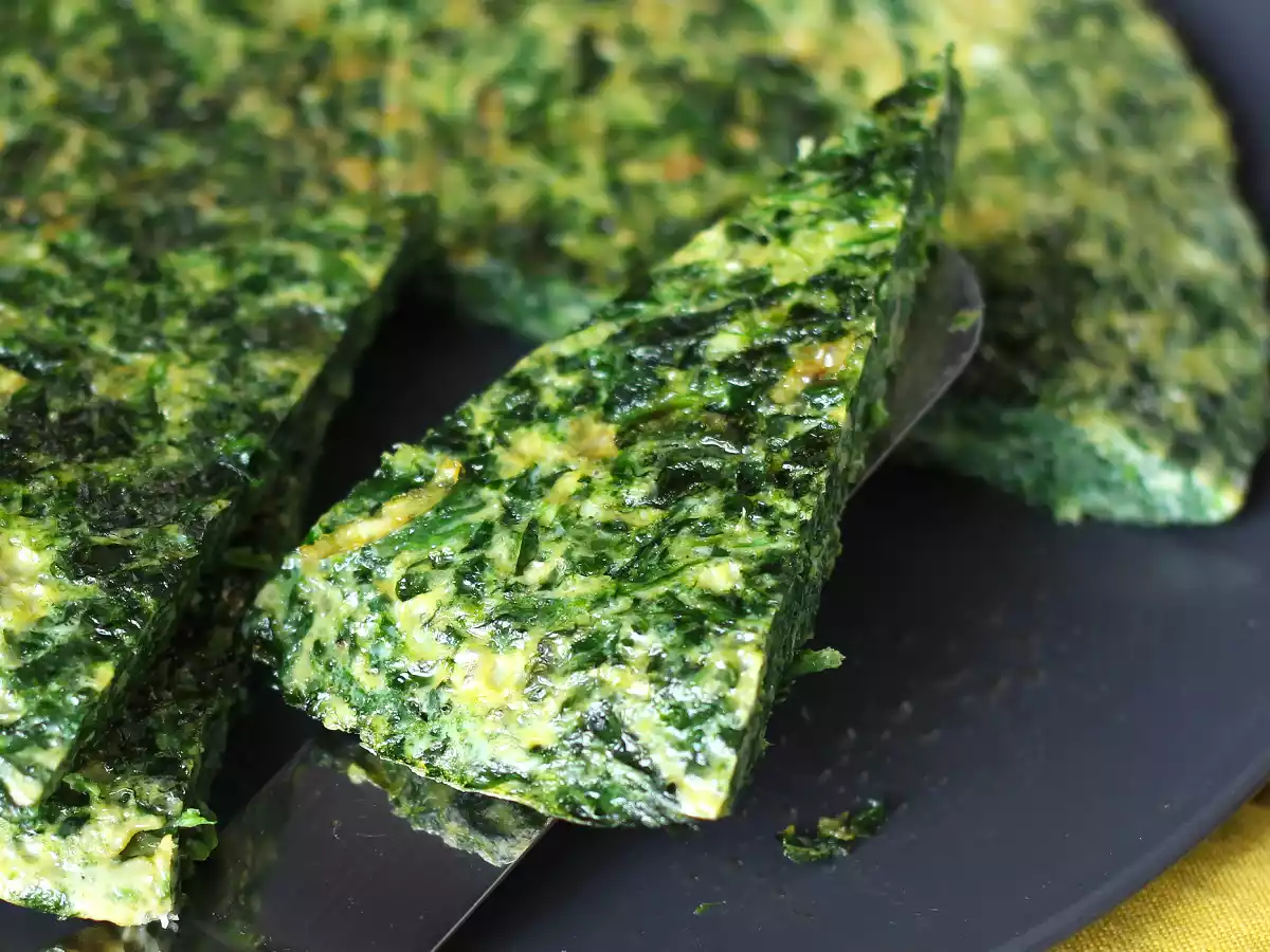Tortilla de espinacas, un plato vegetariano fácil y delicioso - foto 5