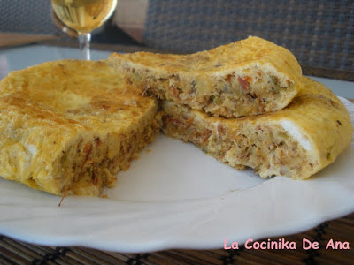 Tortilla de garbanzos Receta Petitchef