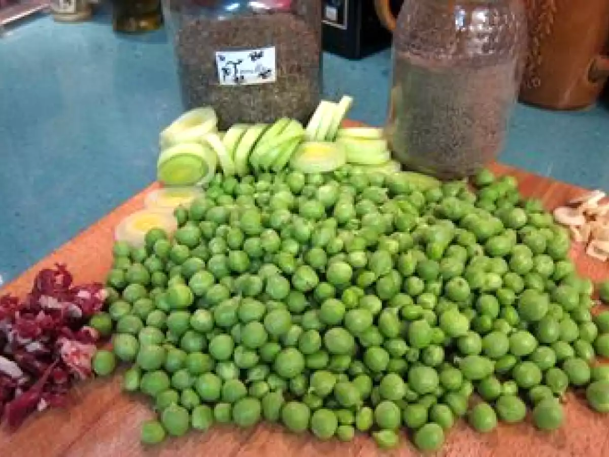 Tortilla de guisantes con jamón - foto 2