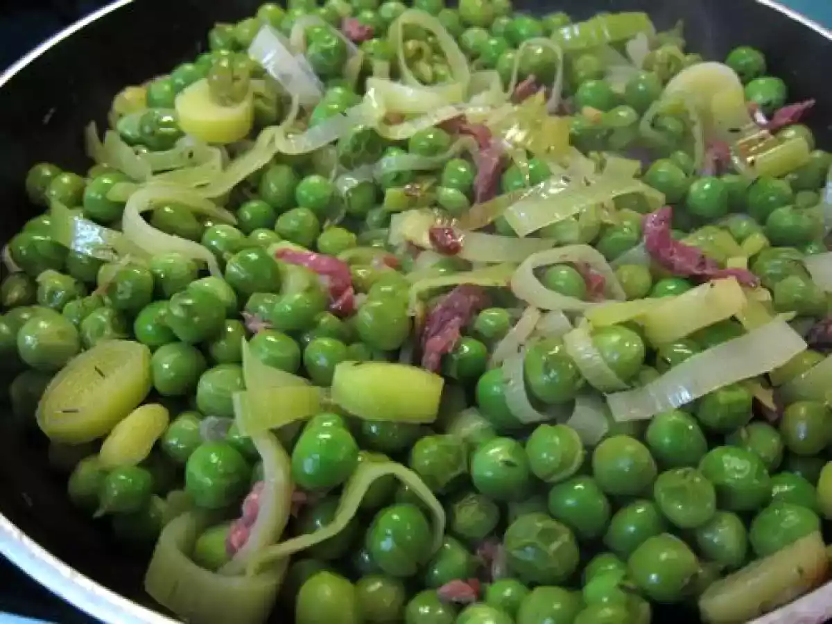 Tortilla de guisantes con jamón - foto 4