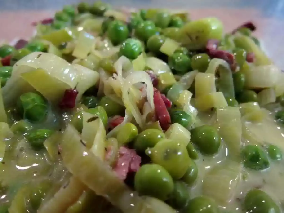 Tortilla de guisantes con jamón - foto 5