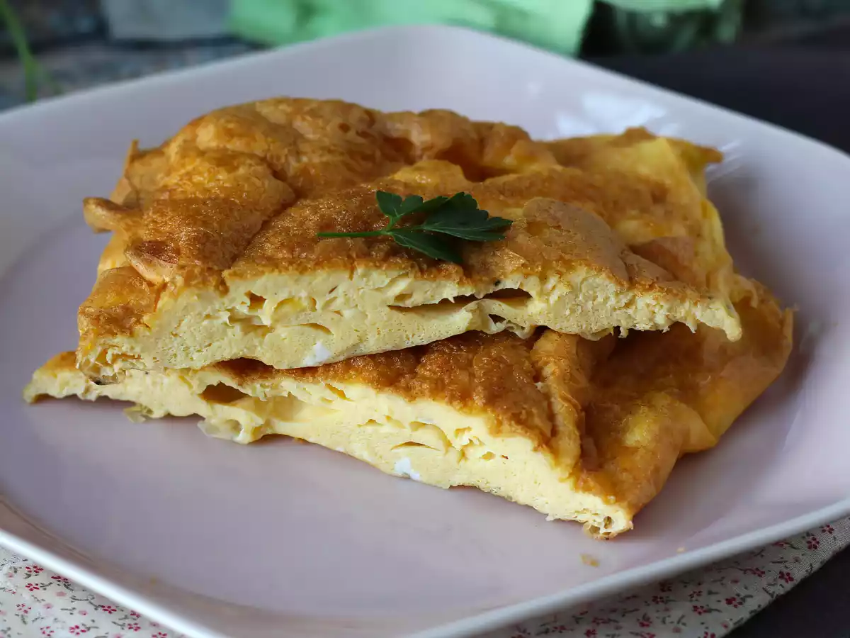 Tortilla de huevo en freidora de aire - foto 3