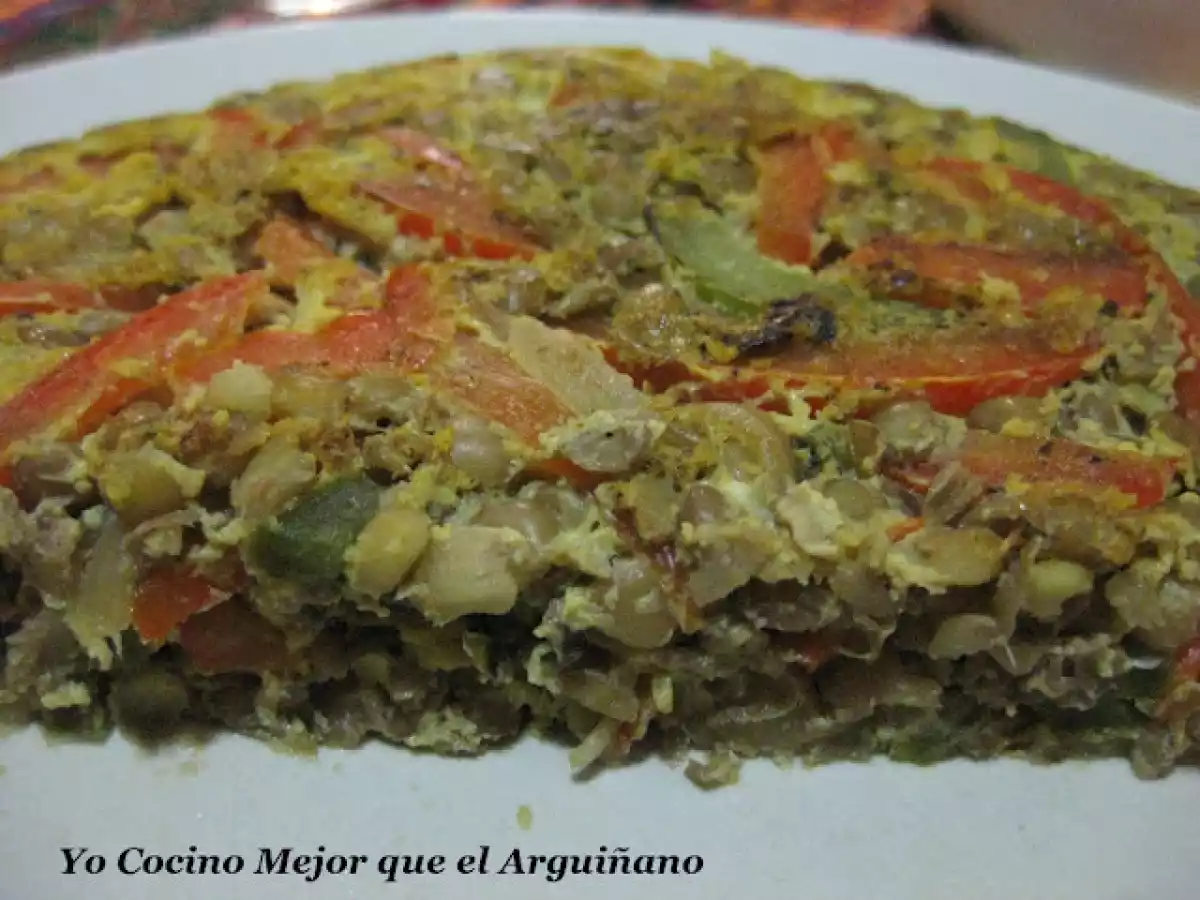Tortilla de lentejas