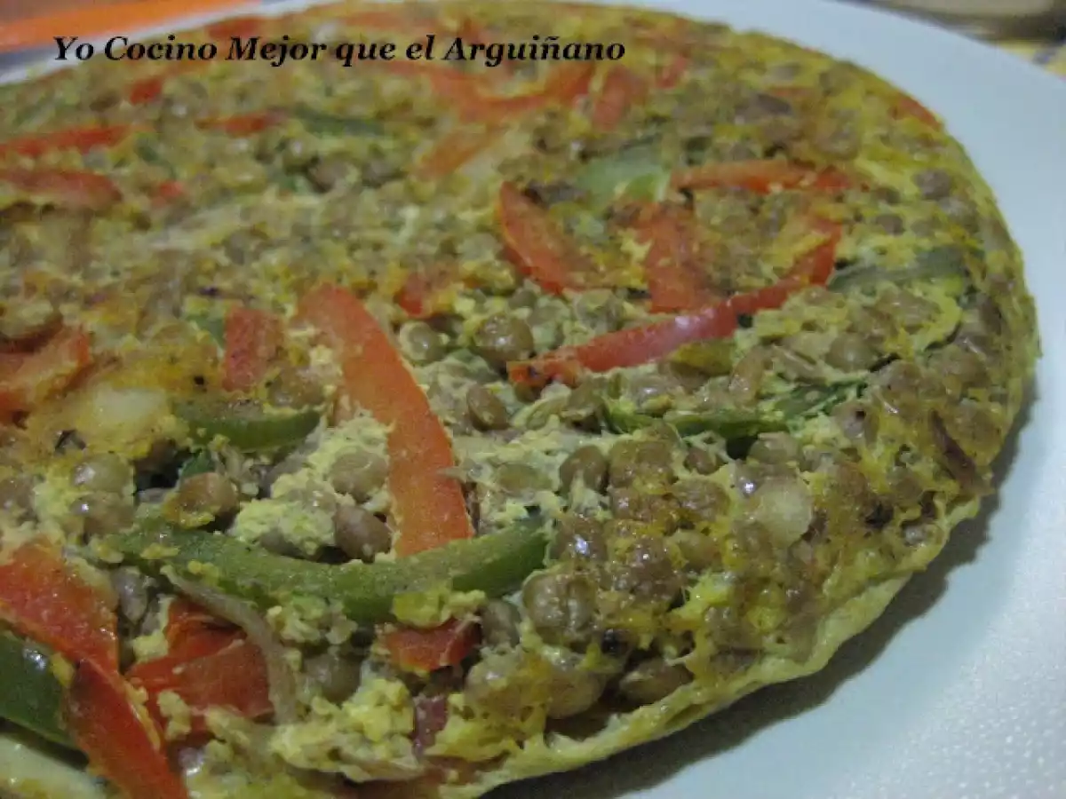 Tortilla de lentejas - foto 2
