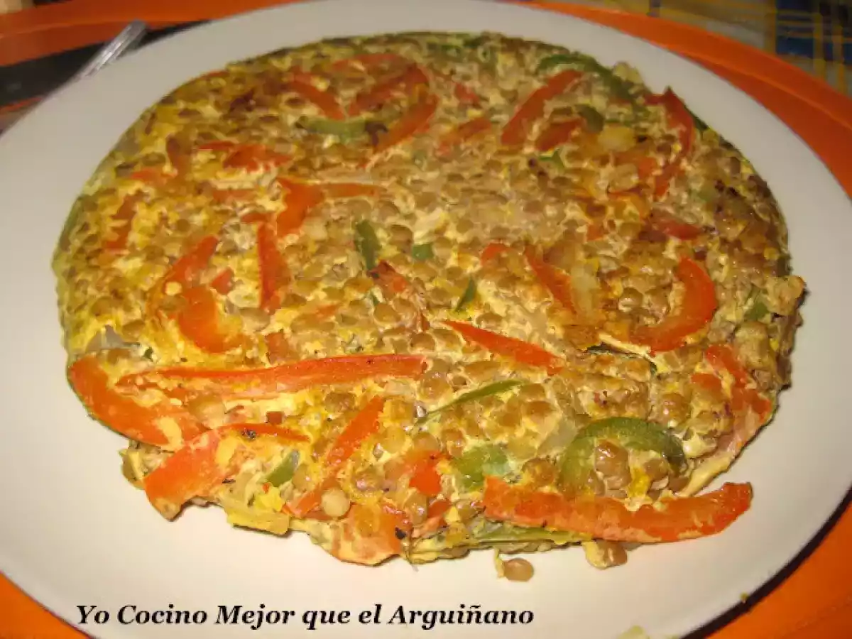 Tortilla de lentejas - foto 3