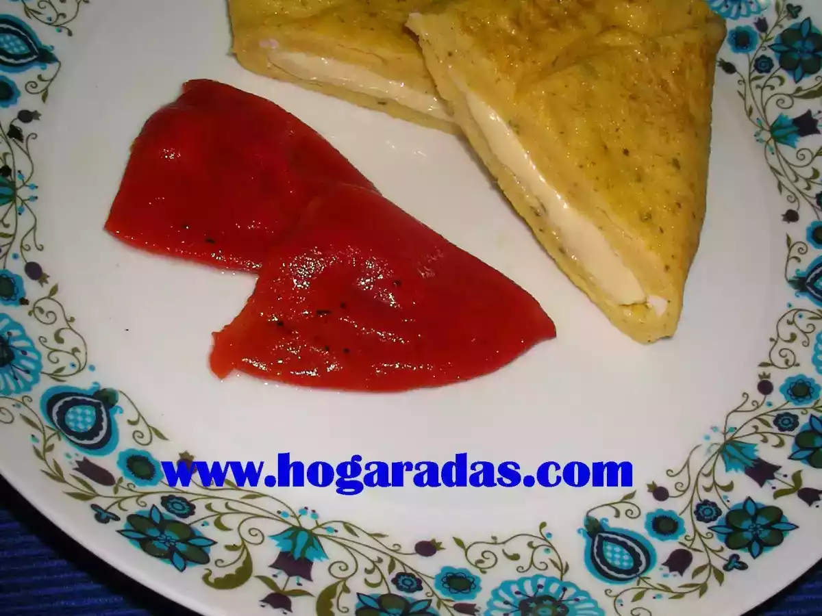 Tortilla de pan rallado y queso