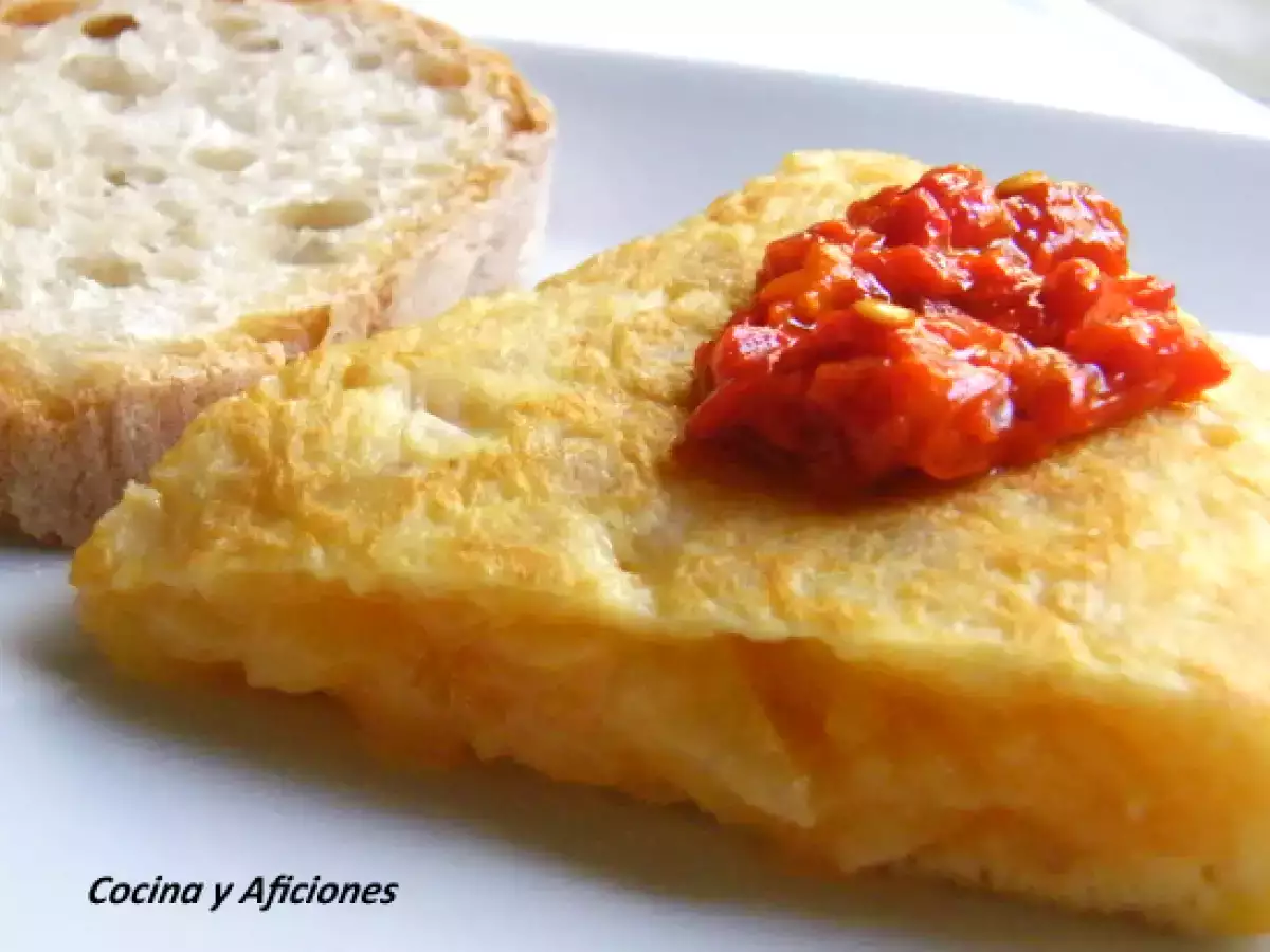 Tortilla de patata con alegrías al estilo riojano - foto 2