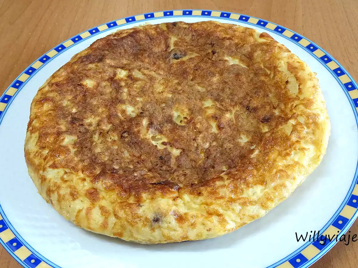 Tortilla de patata exprés