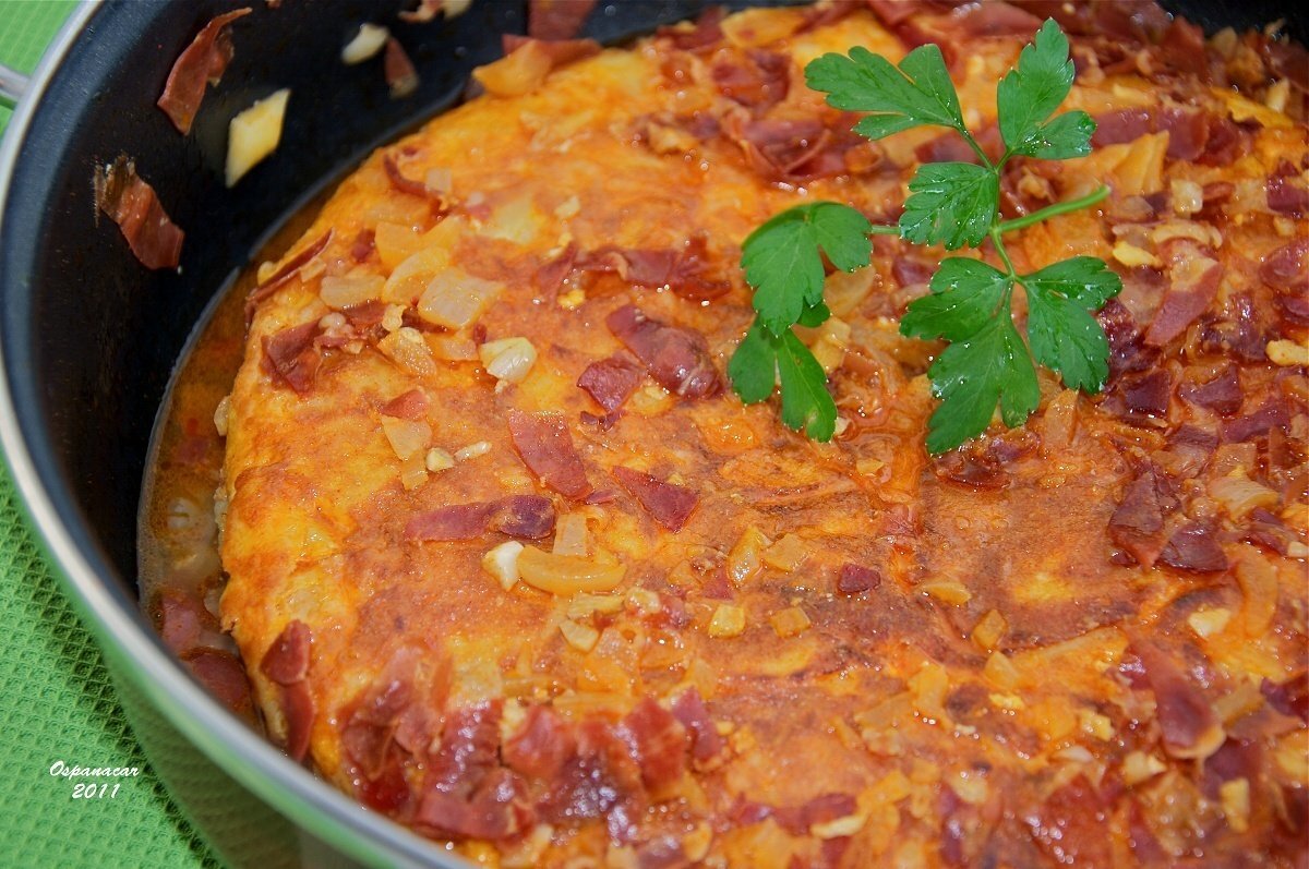 Tortilla de patata guisada a la sidra Receta Petitchef