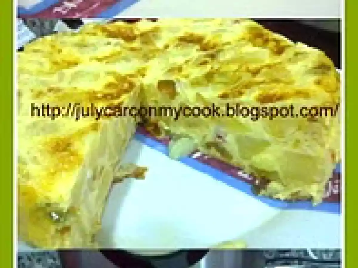 Tortilla de patatas cebolla y pimientos olla GM D