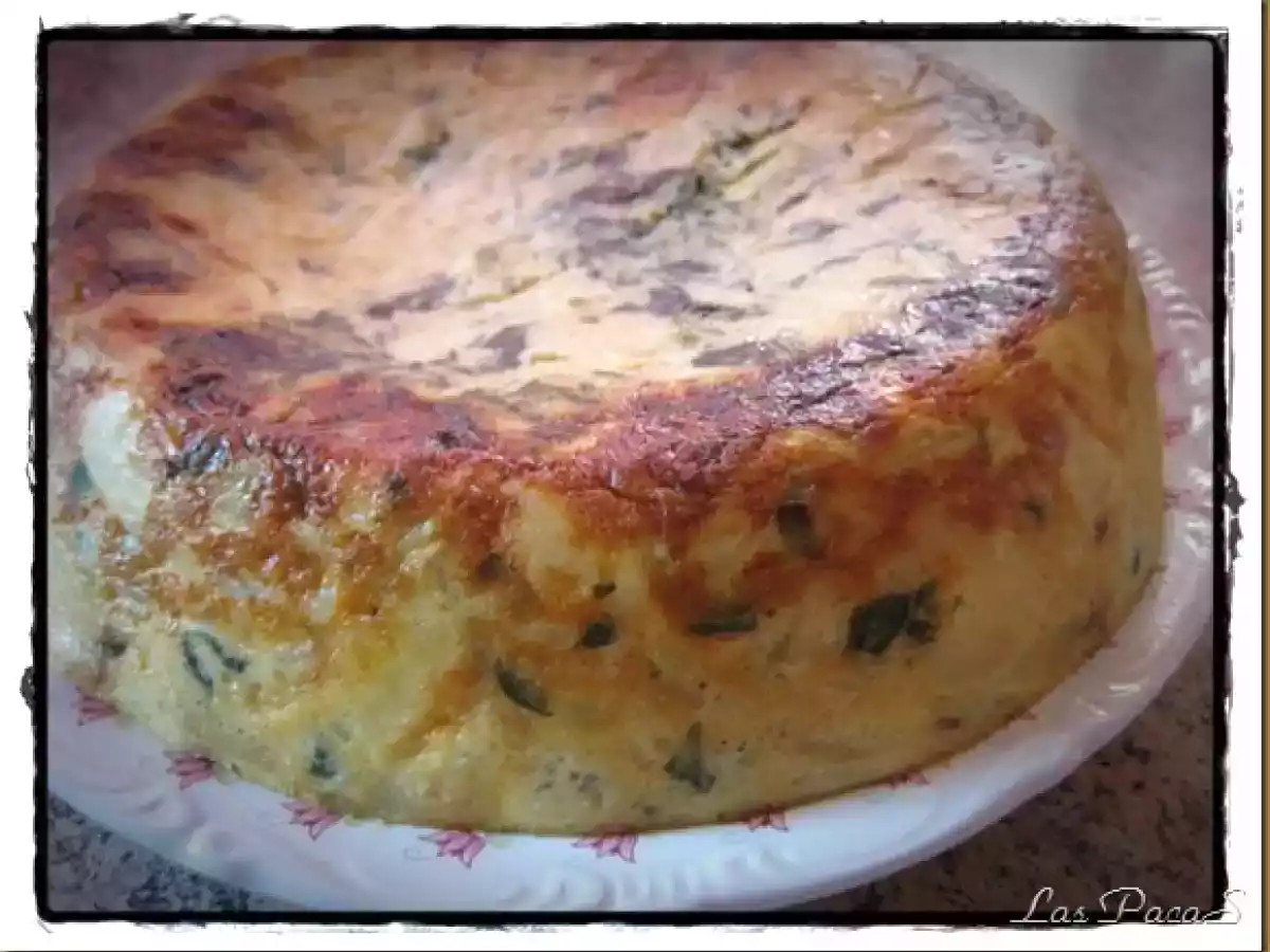 Tortilla de Patatas con Calabacín y Espinacas (FC)