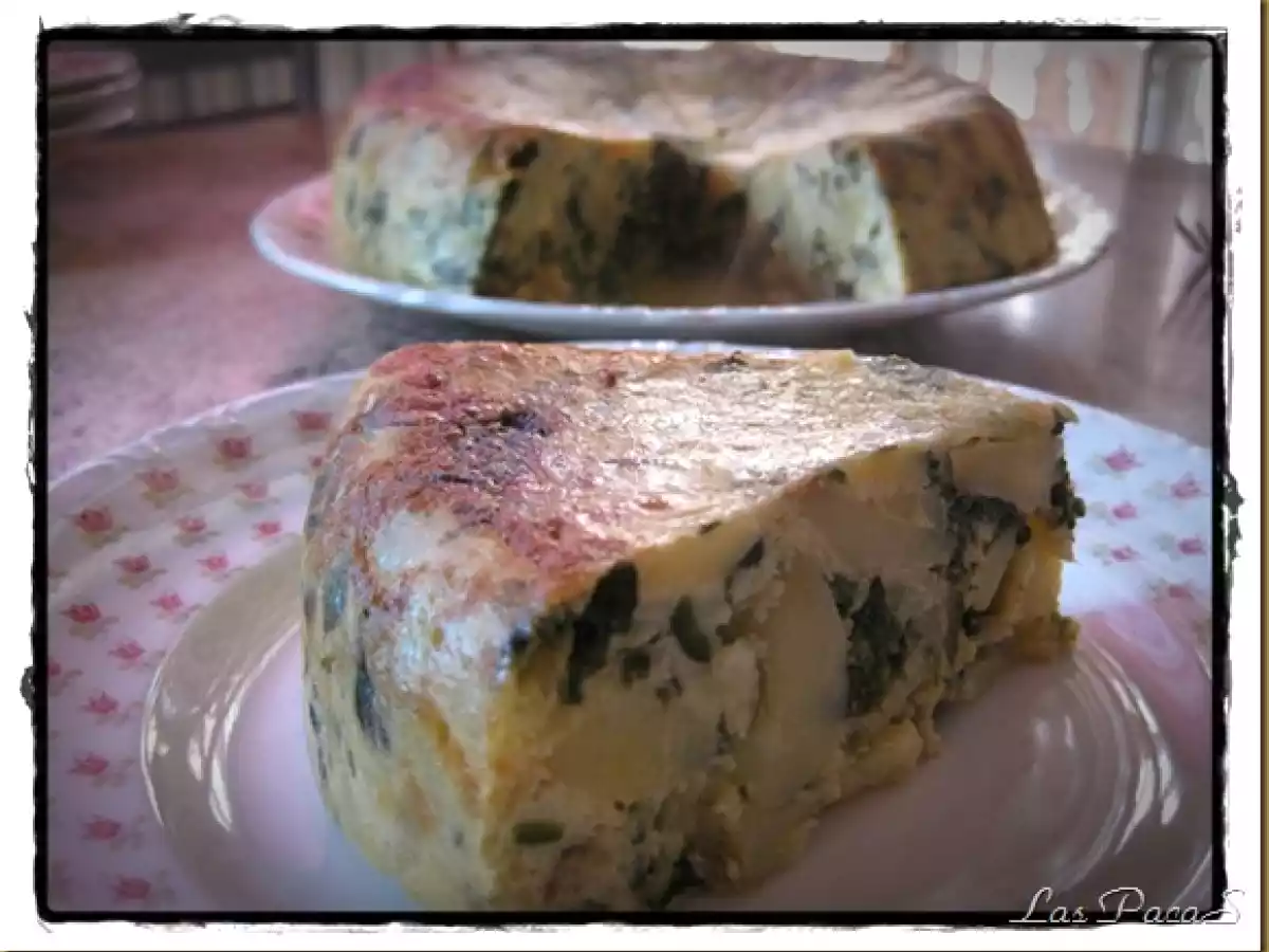 Tortilla de Patatas con Calabacín y Espinacas (FC) - foto 2