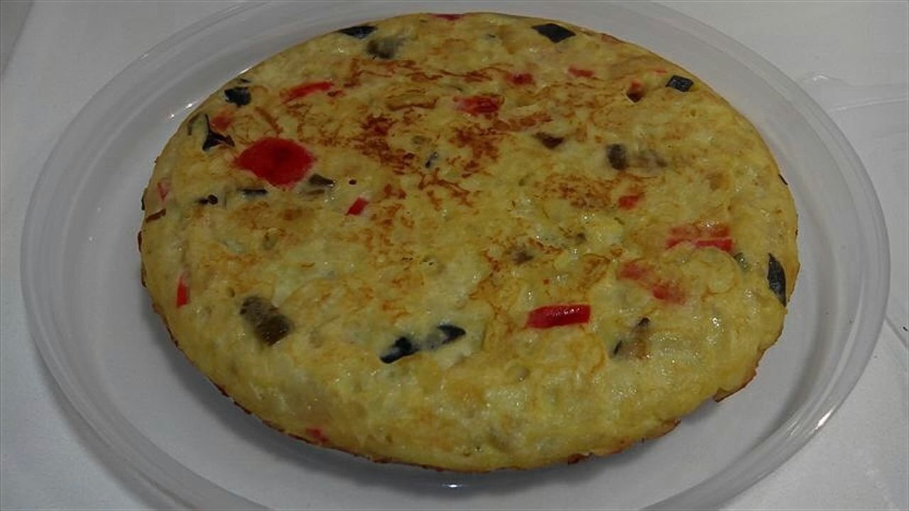 Tortilla de patatas con verduras Receta Petitchef