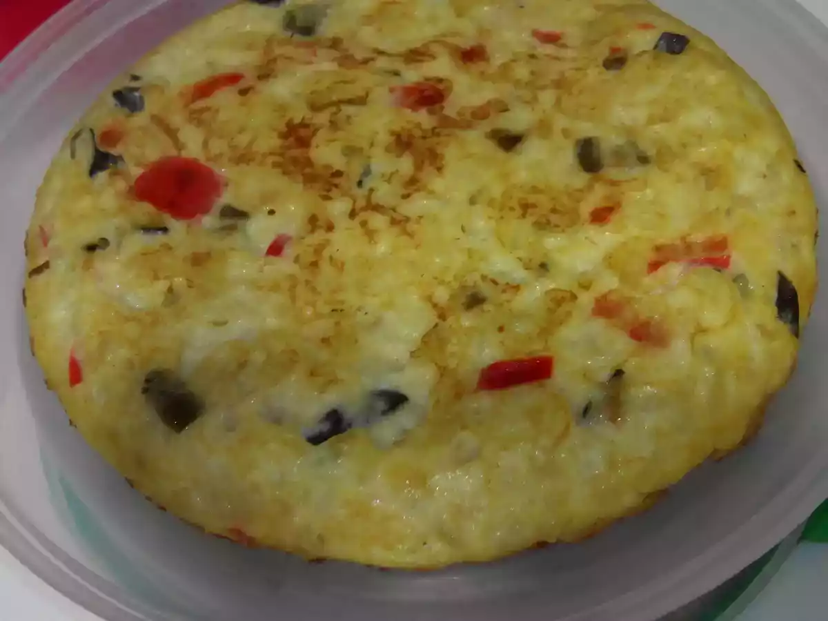 Tortilla de patatas con verduras - foto 2