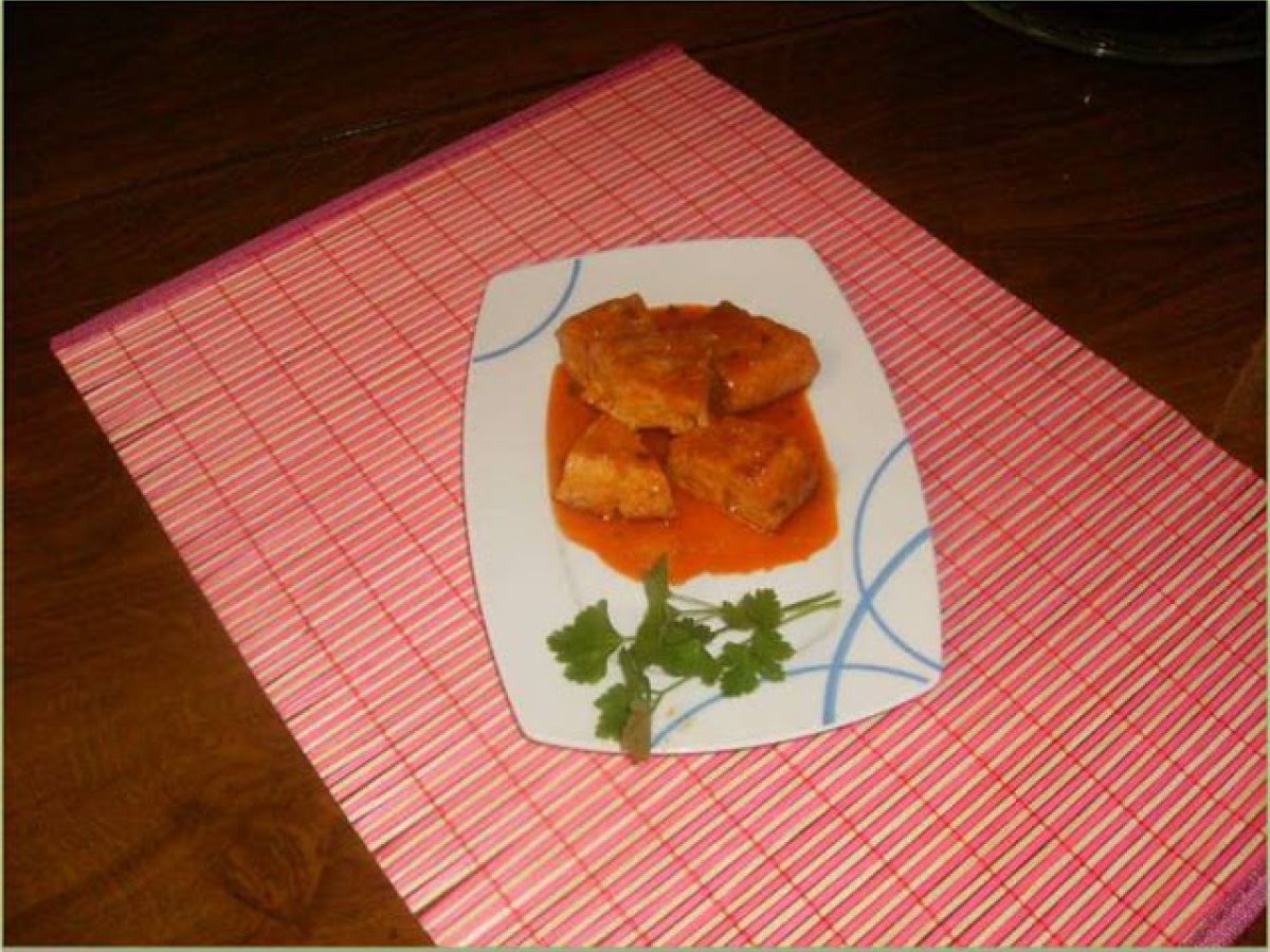 Tortilla de patatas en salsa Receta Petitchef