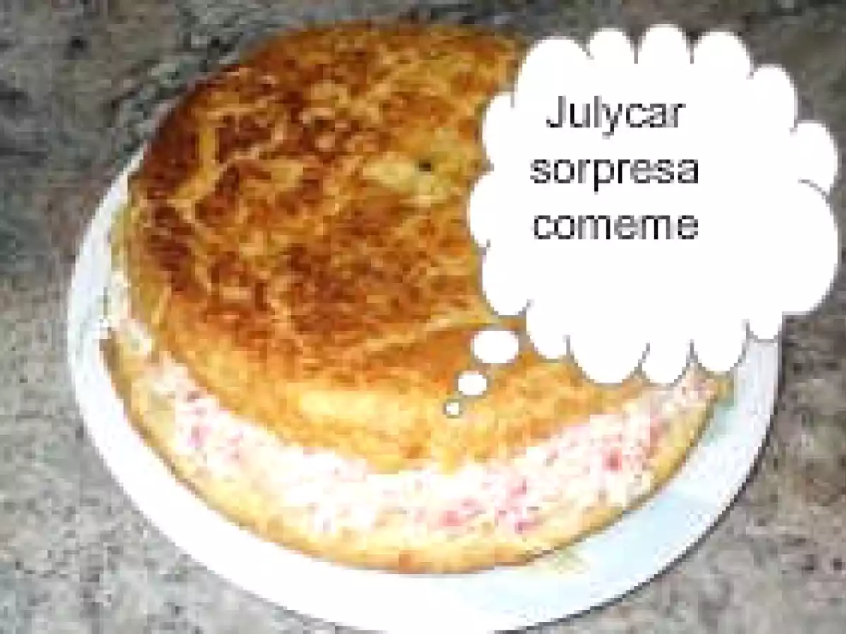 Tortilla de patatas rellena