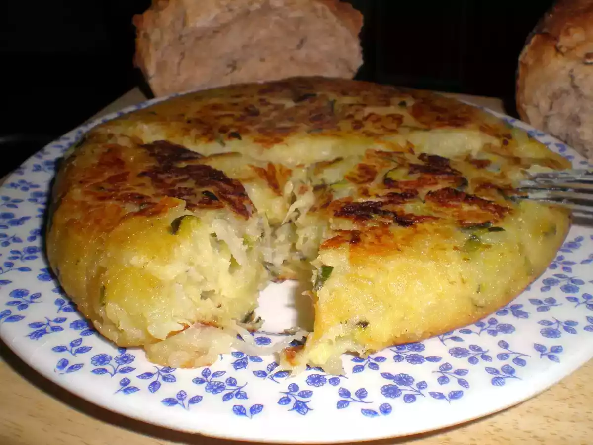 Tortilla de patatas vegana, sin huevo - foto 2