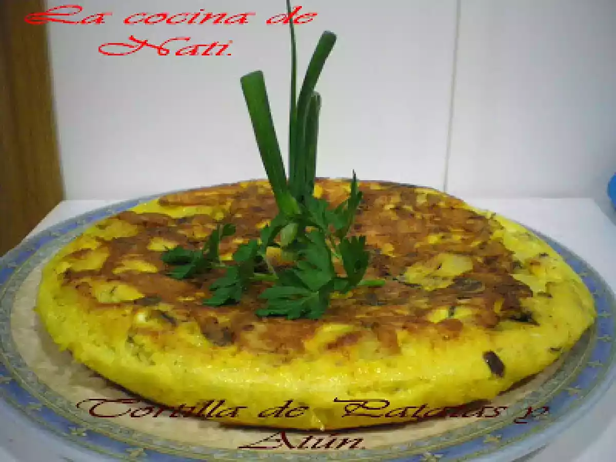 TORTILLA DE PATATAS Y ATÚN.