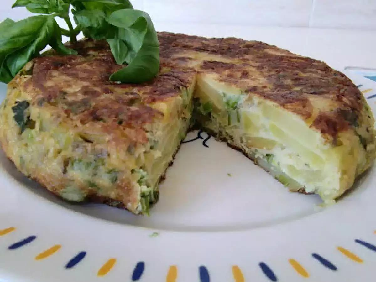 Tortilla de patatas y espárragos - foto 2