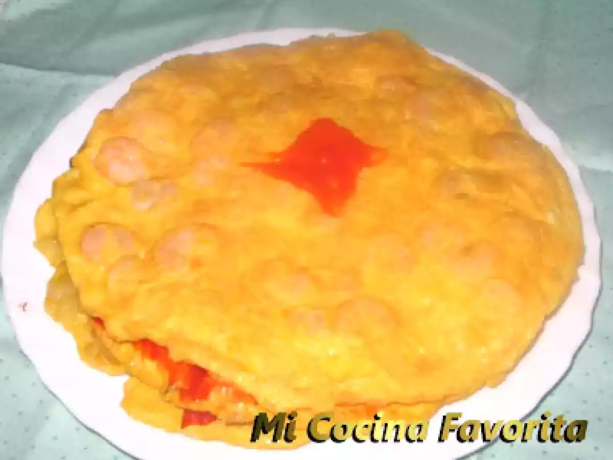 Tortilla de tres pisos