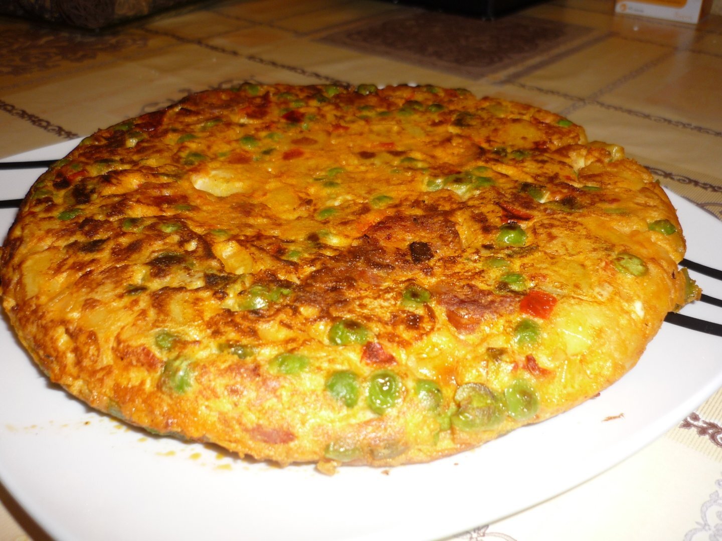 Tortilla paisana. - Receta Petitchef