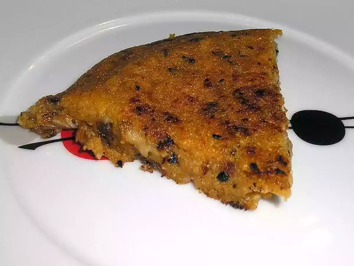 Tortilla vegana de setas y salsa romesco - foto 3