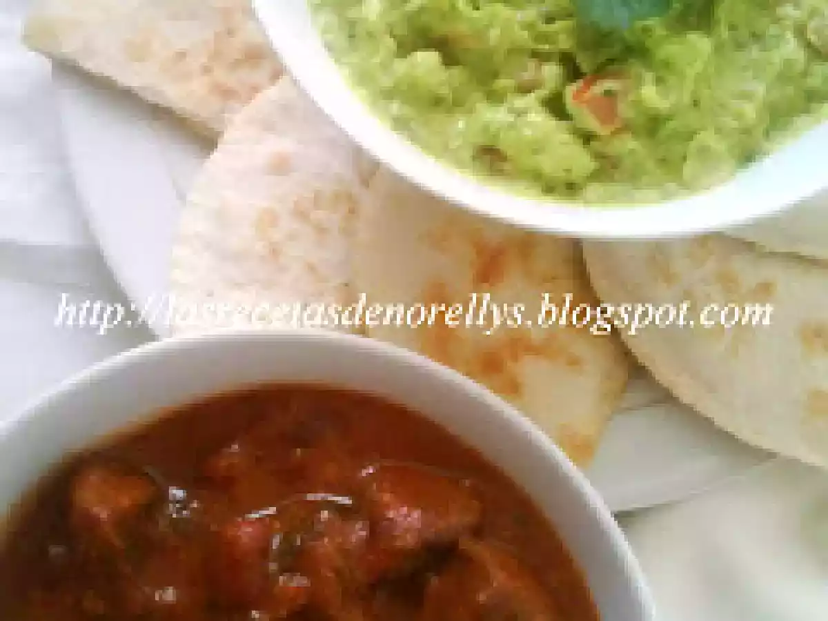 Tortillas de harina de trigo, Quesadillas, Guacamole y mi Chili con Carne