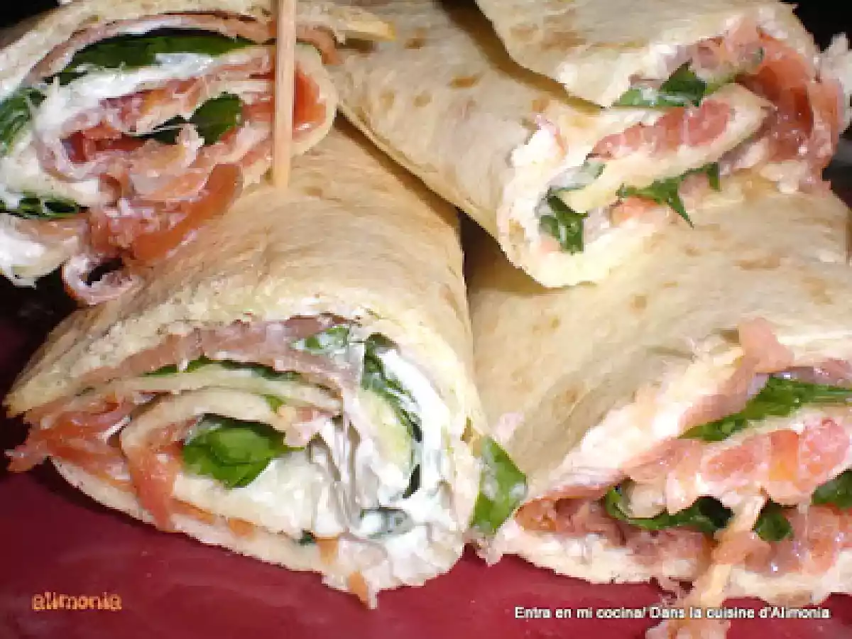 Tortillas de mais enrolladas / Crepes de mais roulées - foto 3