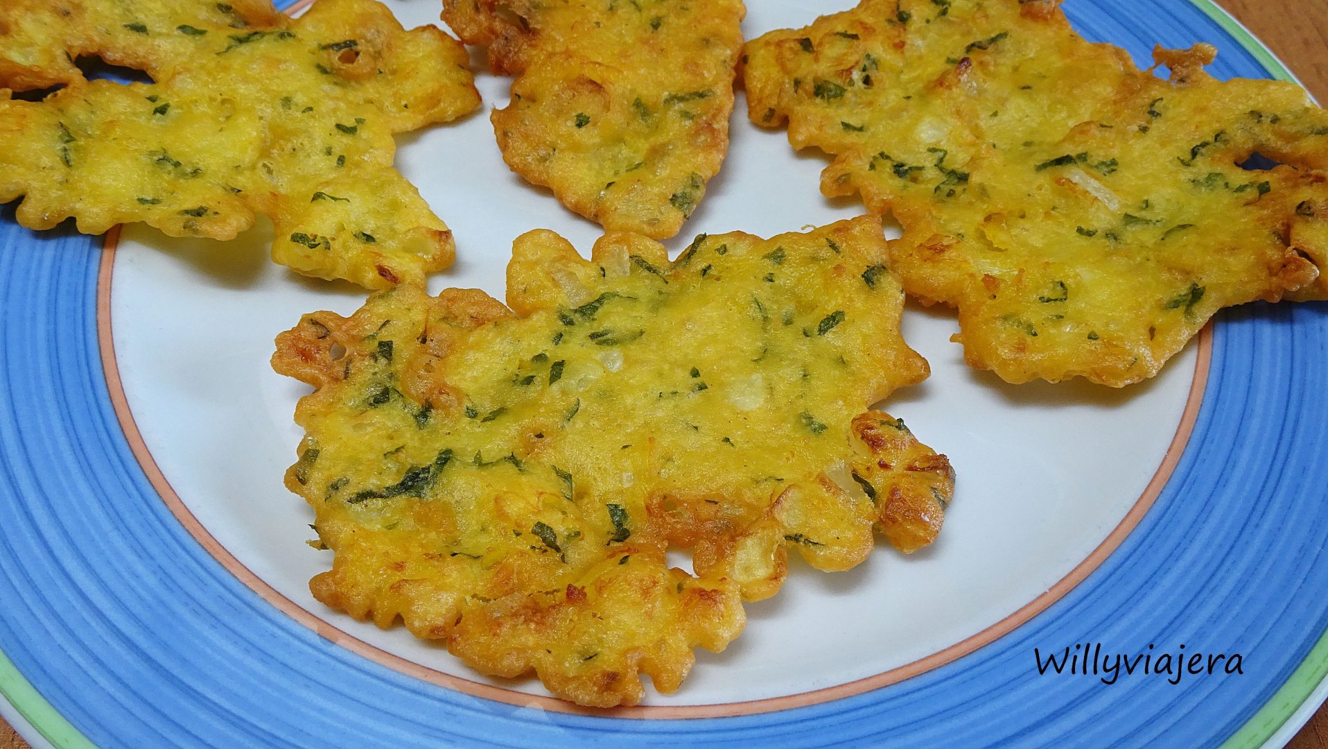 Tortillitas de bacalao crujientes Receta Petitchef