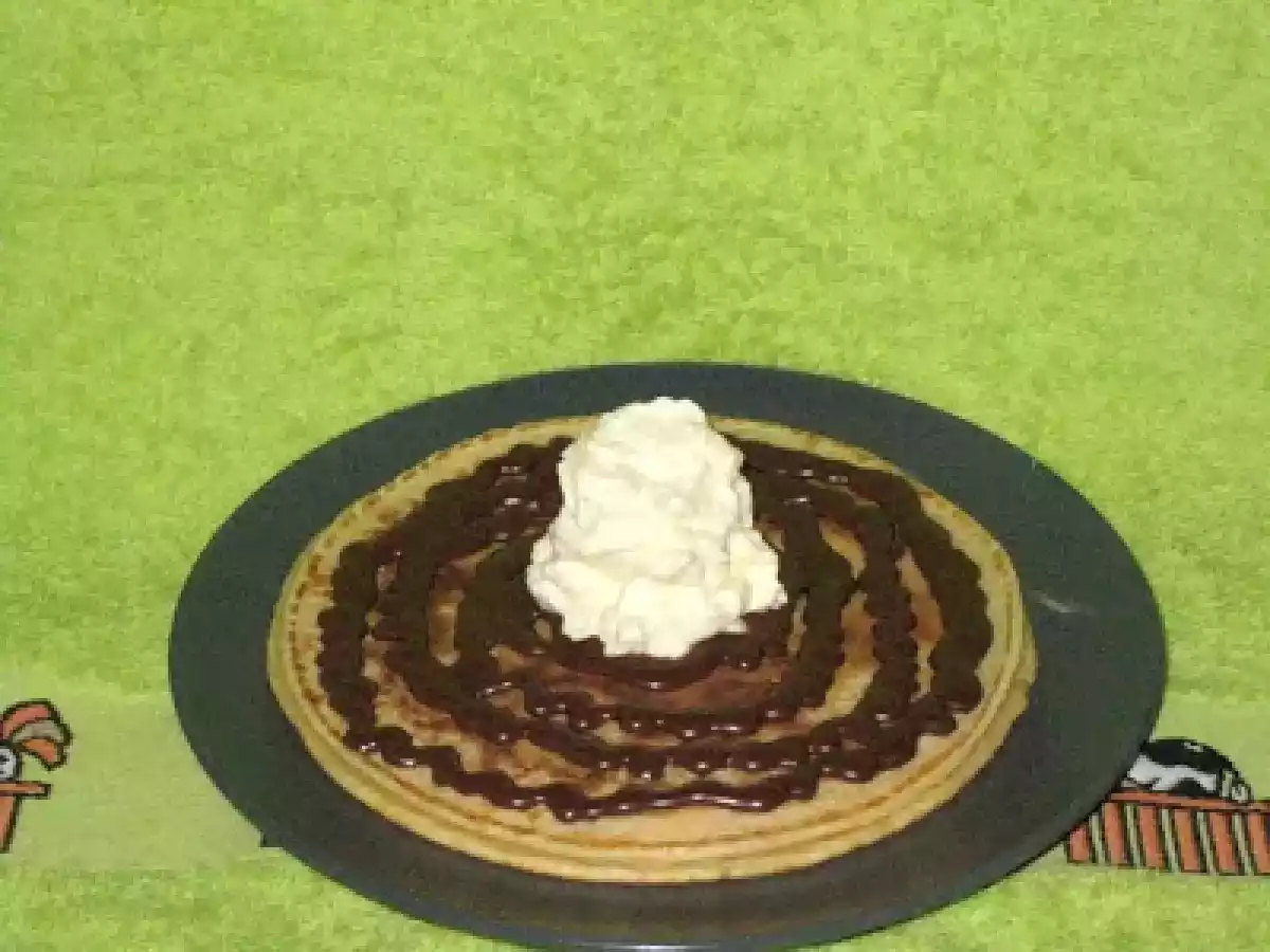 Tortitas con chocolate y nata - foto 6